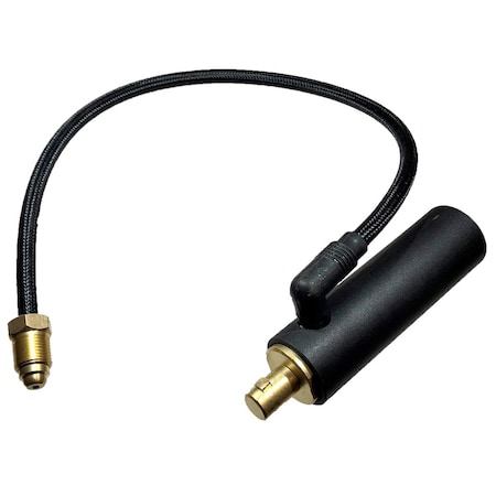 Powerweld TIG Torch Dinse Adaptor, 26-Series with Side Gas Hose PWTA26